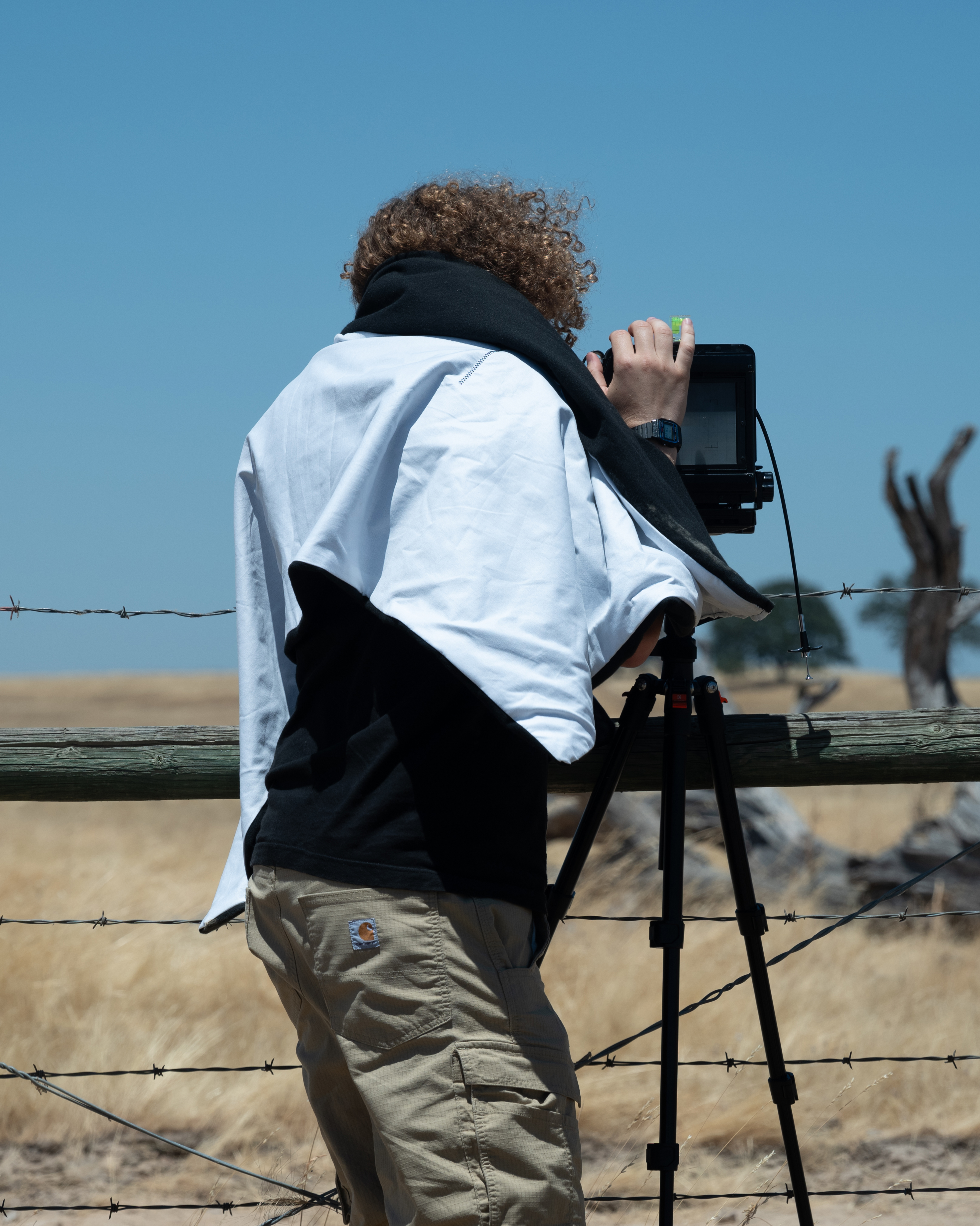 Me shooting with my Toyo 45A